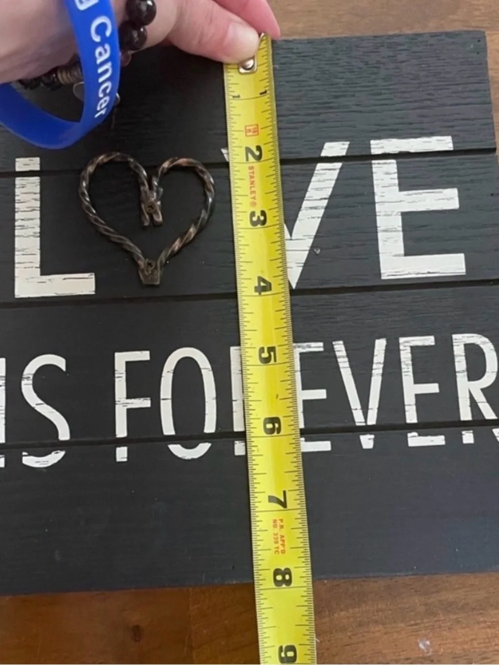LOVE Is Forever Black Photo Frame Wall Accent